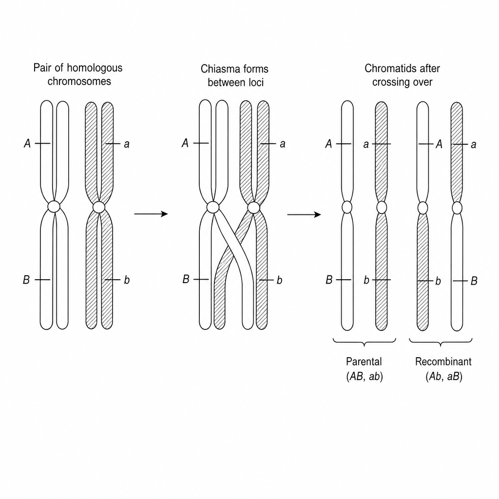 Autosomal linkage and recombination