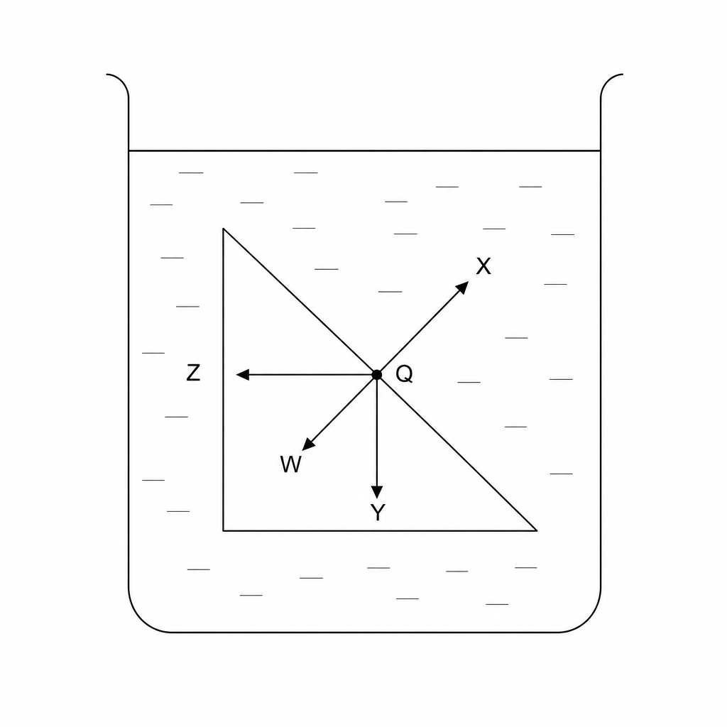 Submerged Triangular Block
