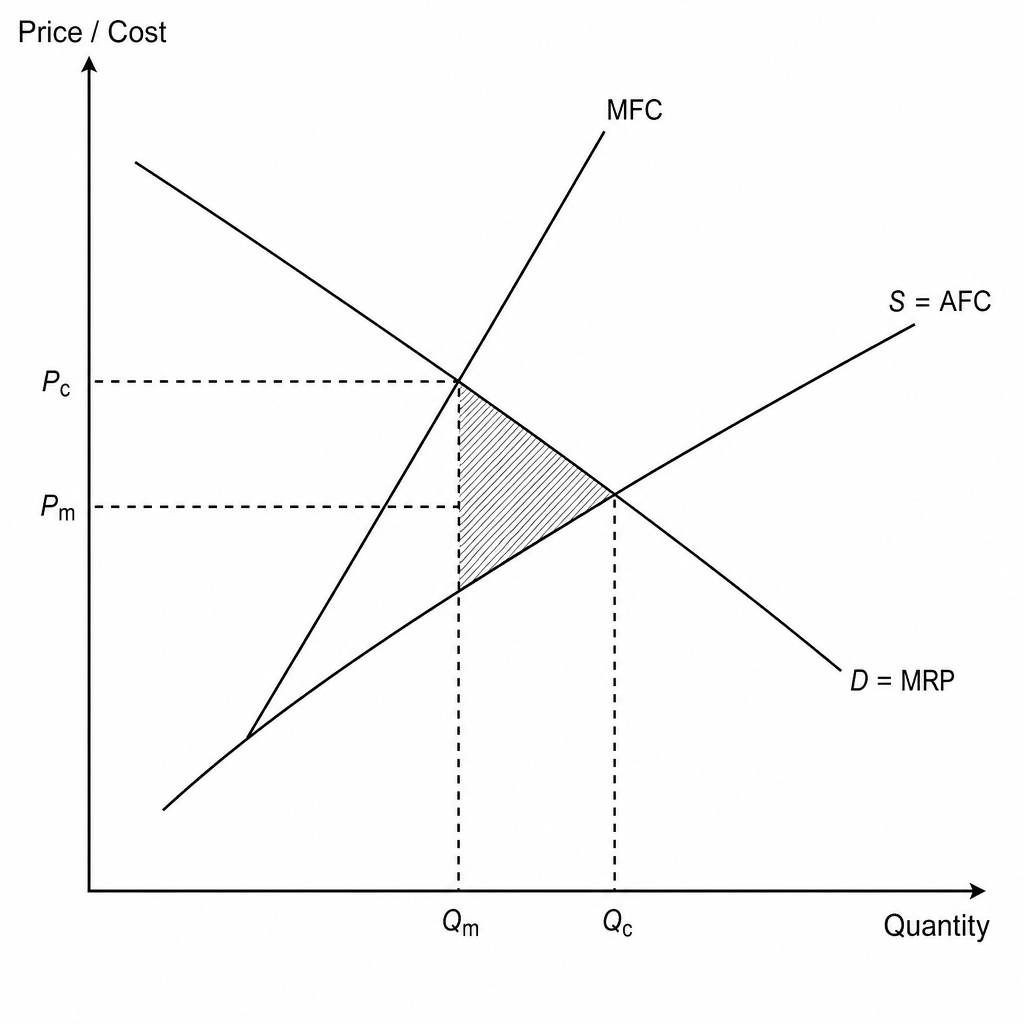 Monopsony Diagram