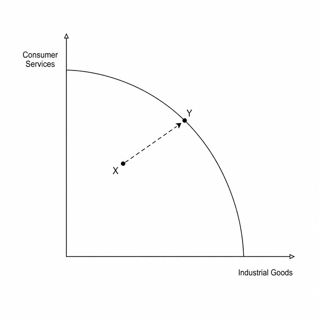 Production Possibility Frontier Diagram