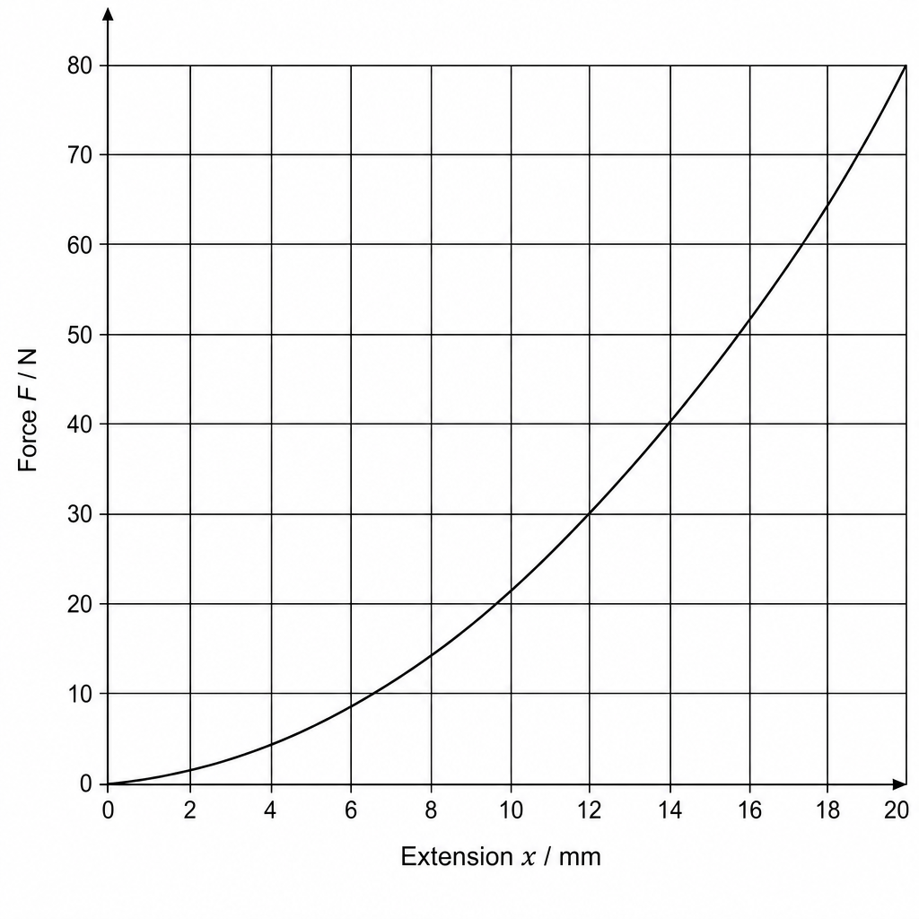 Force-extension graph