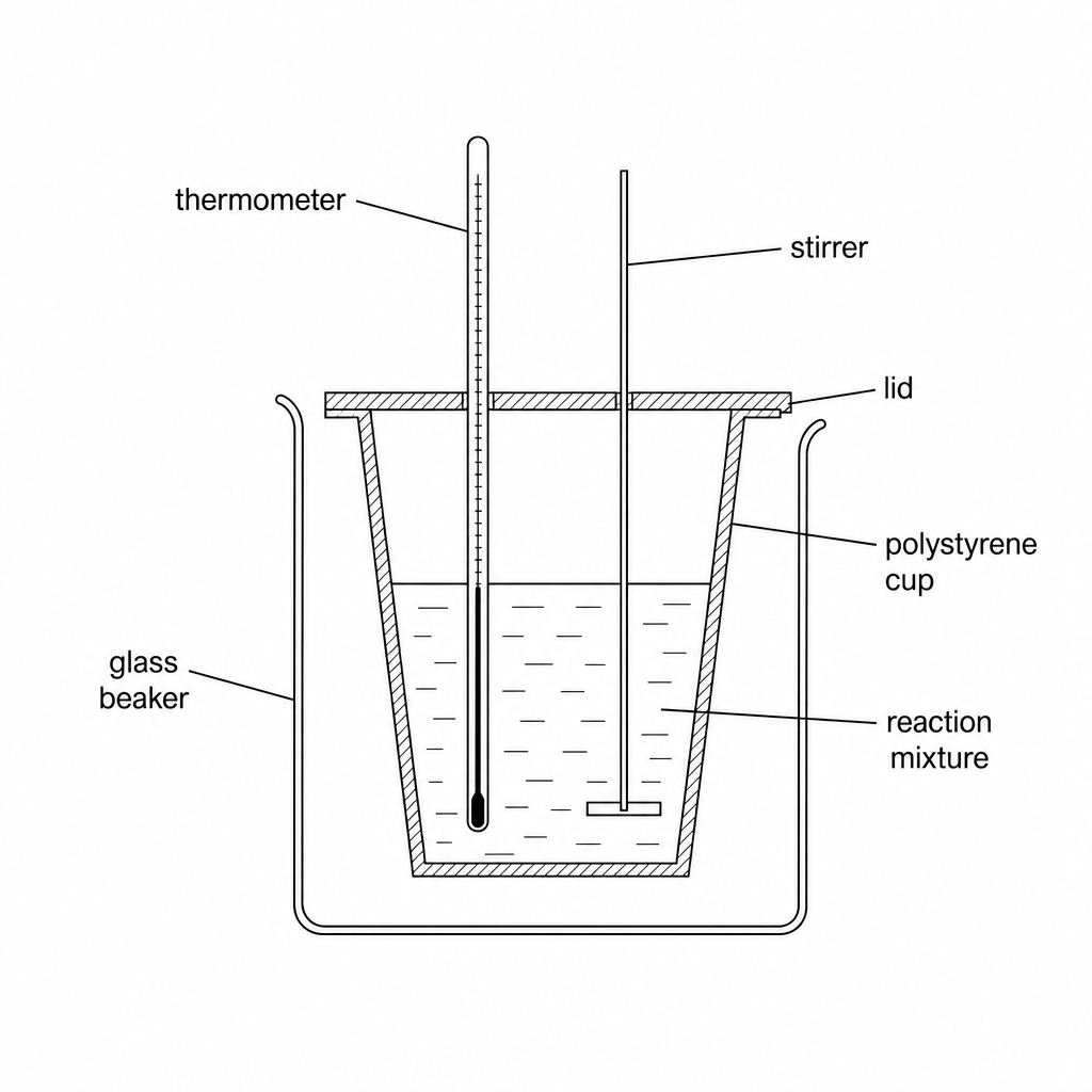 Figure 1: Diagram of the calorimetry setup