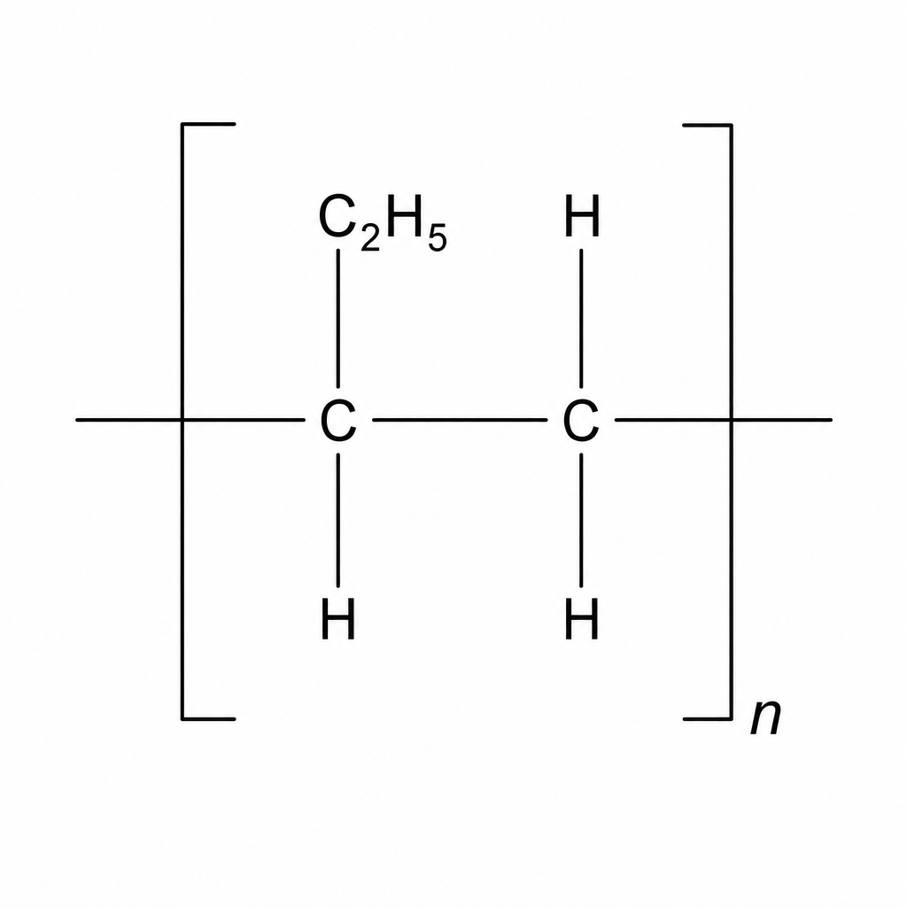 Repeating unit of poly(but-1-ene)