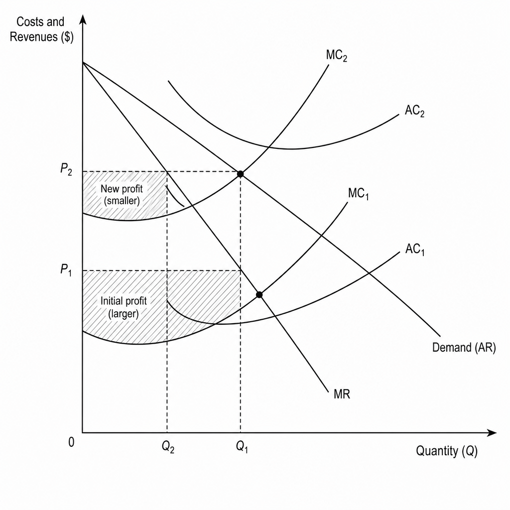 Vertical Farming Cost and Revenue Diagram
