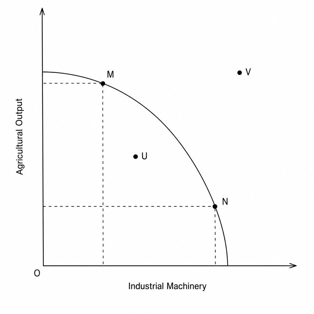 Production Possibility Frontier Diagram