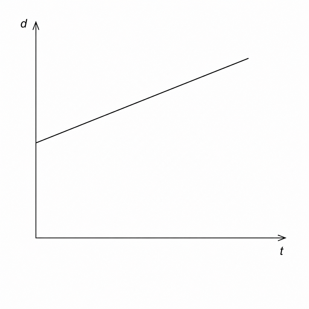 Distance-time graph