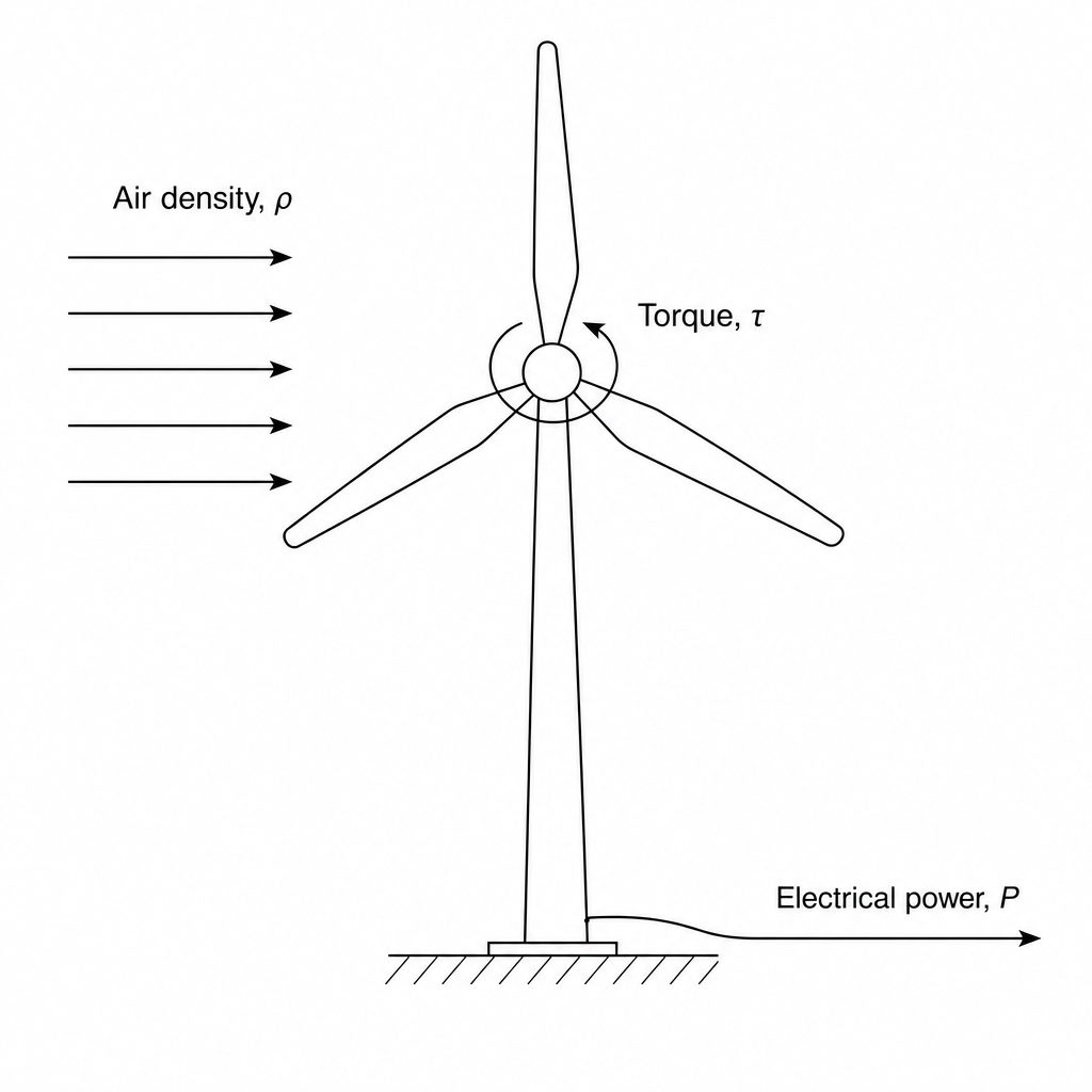 Wind turbine parameters