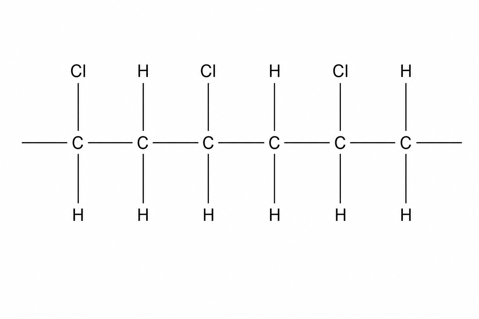 Poly(chloroethene) polymer section