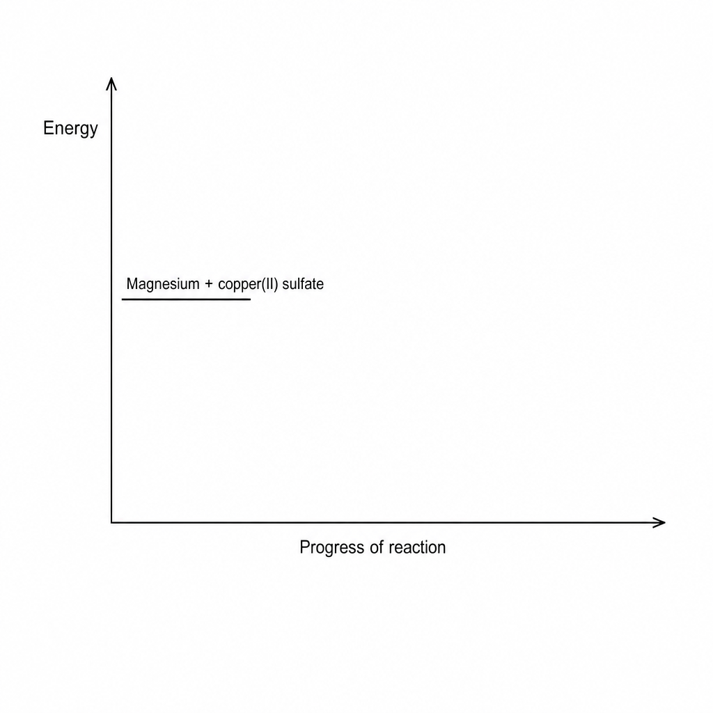 A blank reaction profile diagram.
