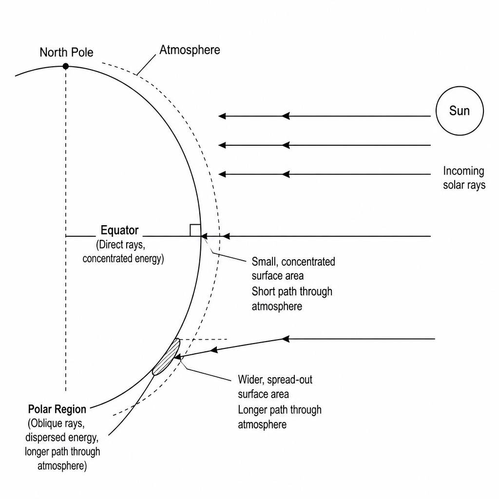 Solar Radiation and Latitude