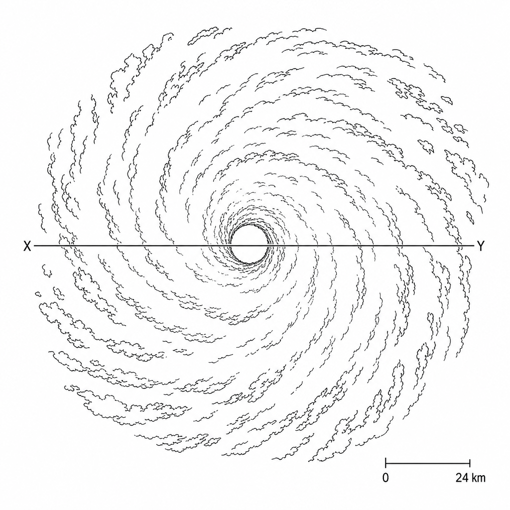 Figure 1: Satellite illustration showing Super Typhoon Phanfone.
