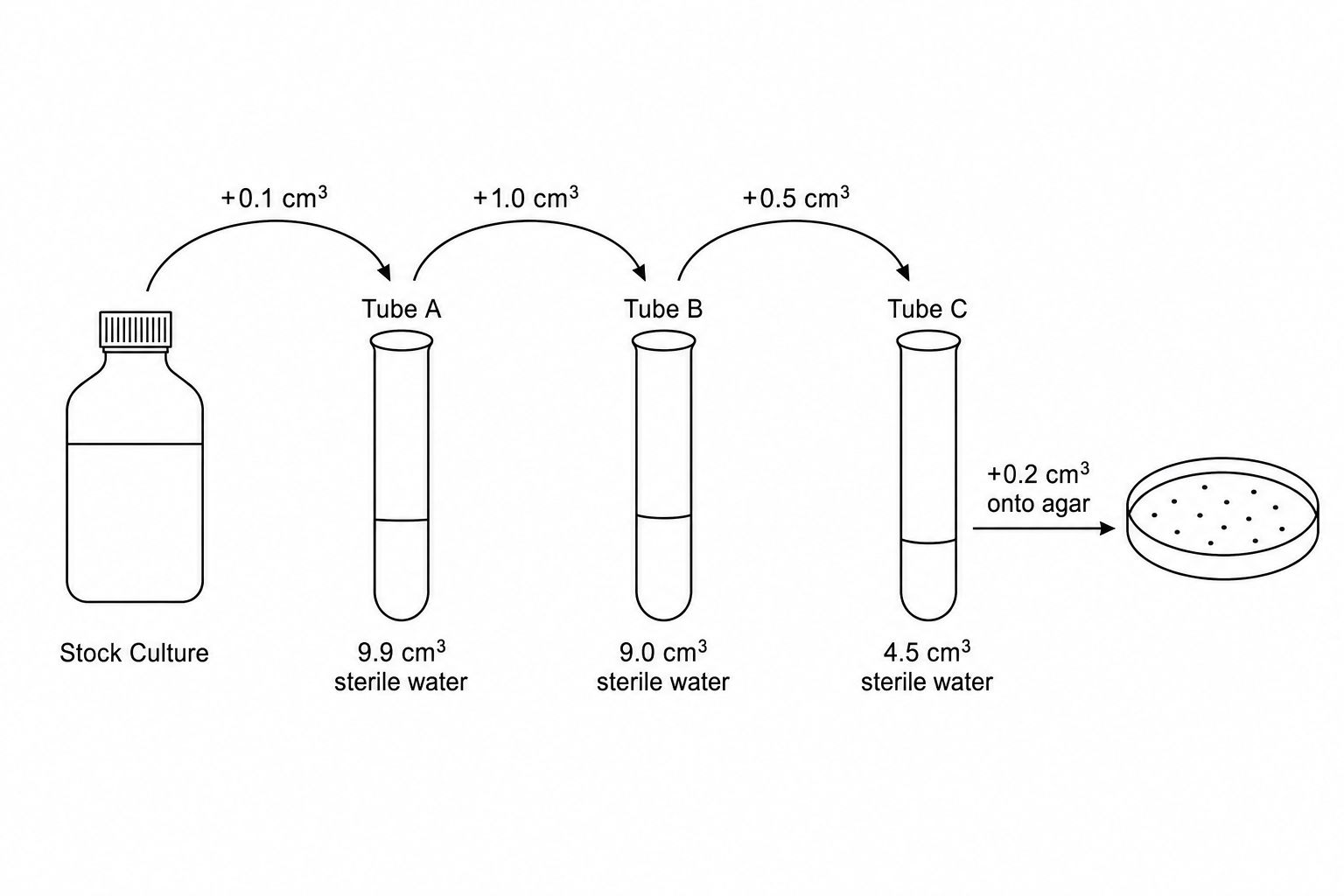 Serial Dilution Diagram