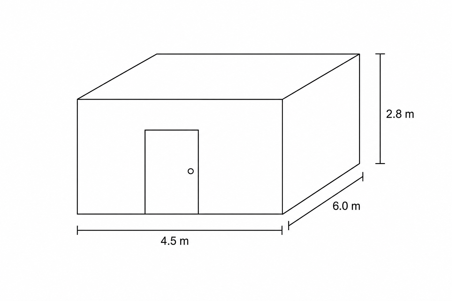 Diagram of the laboratory chamber