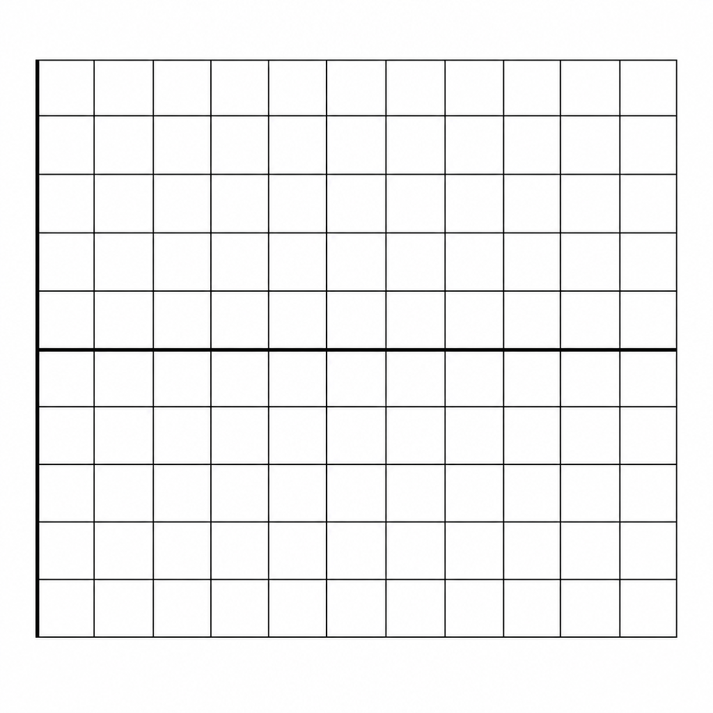 A blank grid for drawing a graph.