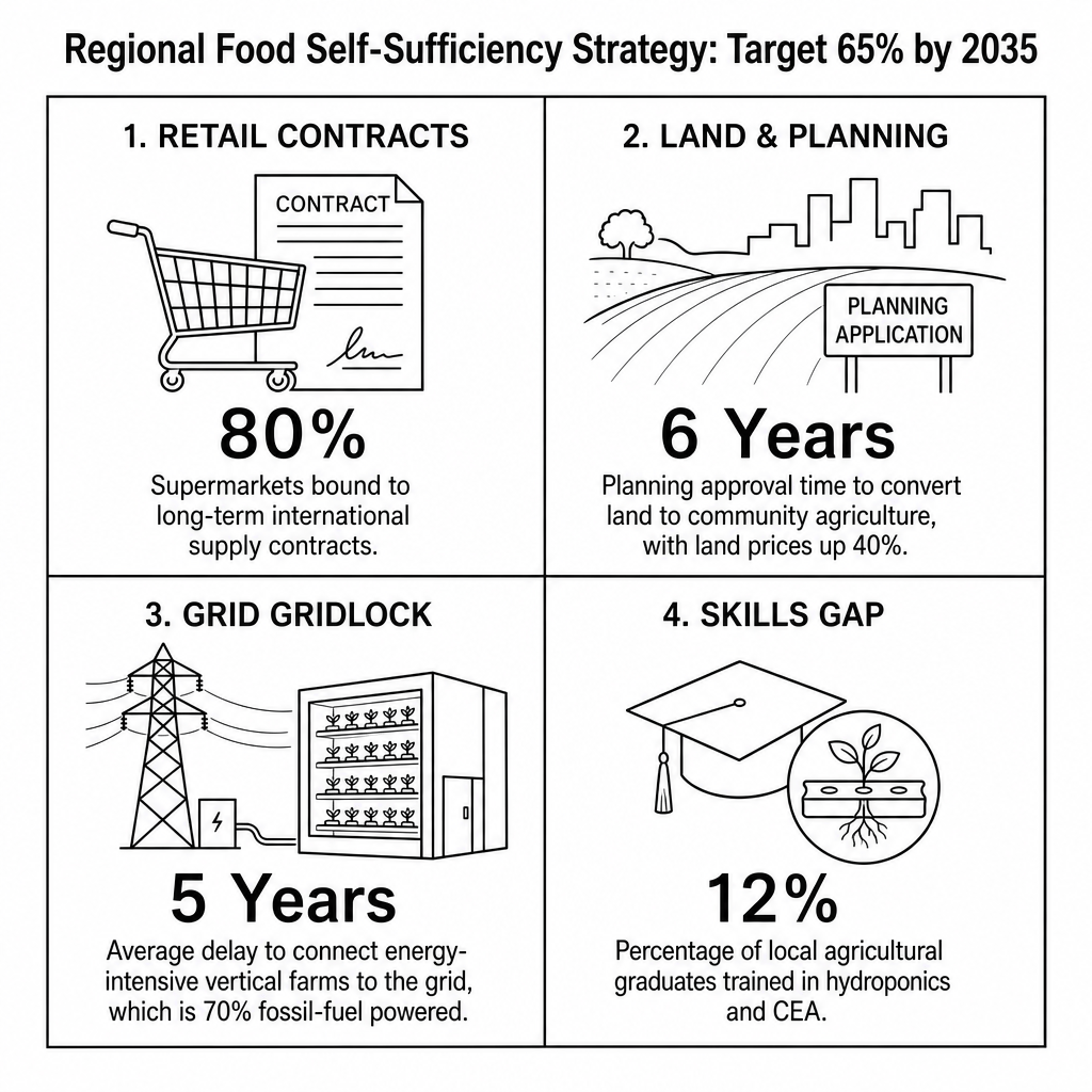 Infographic on Regional Food Self-Sufficiency Strategies
