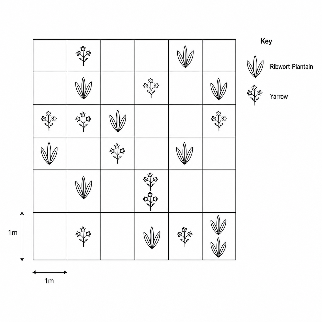 Grid representation of sampled area