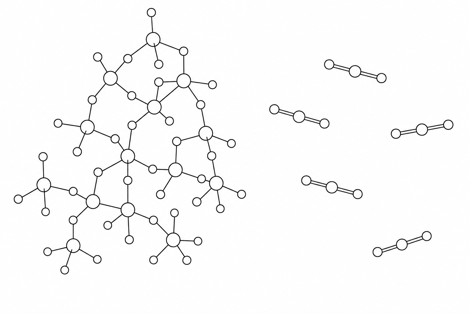 Structures of silicon dioxide and carbon dioxide