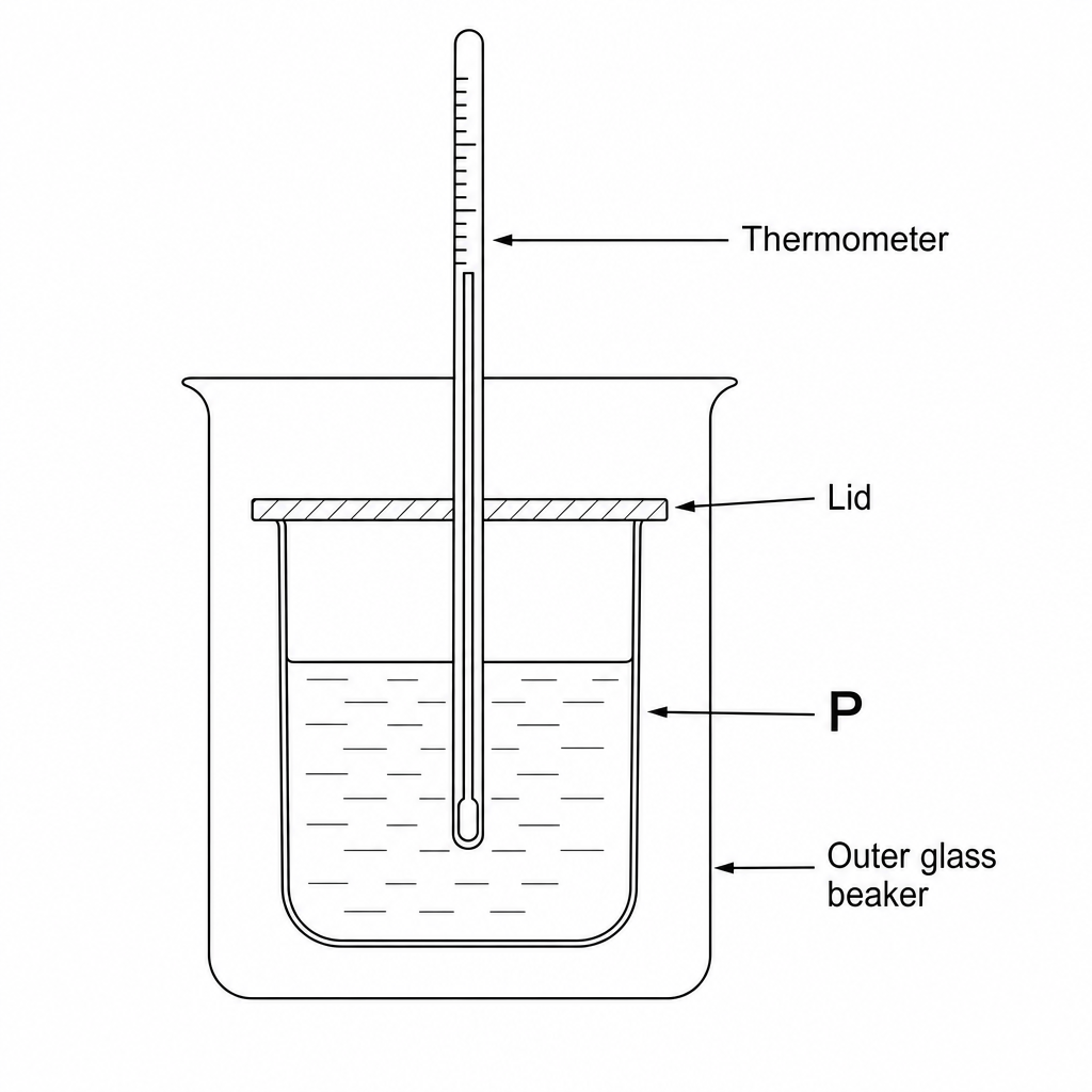 Figure 1: Calorimeter setup