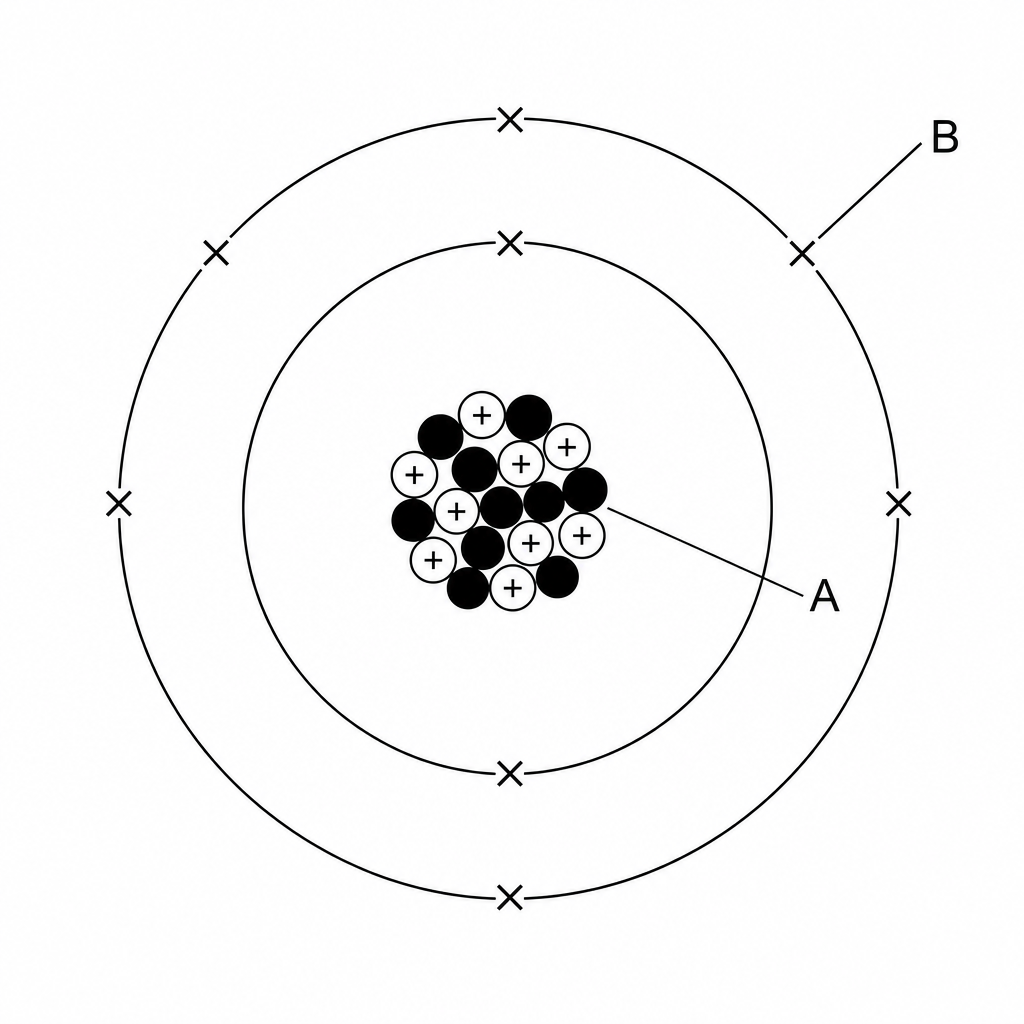 An atomic diagram of element Y.