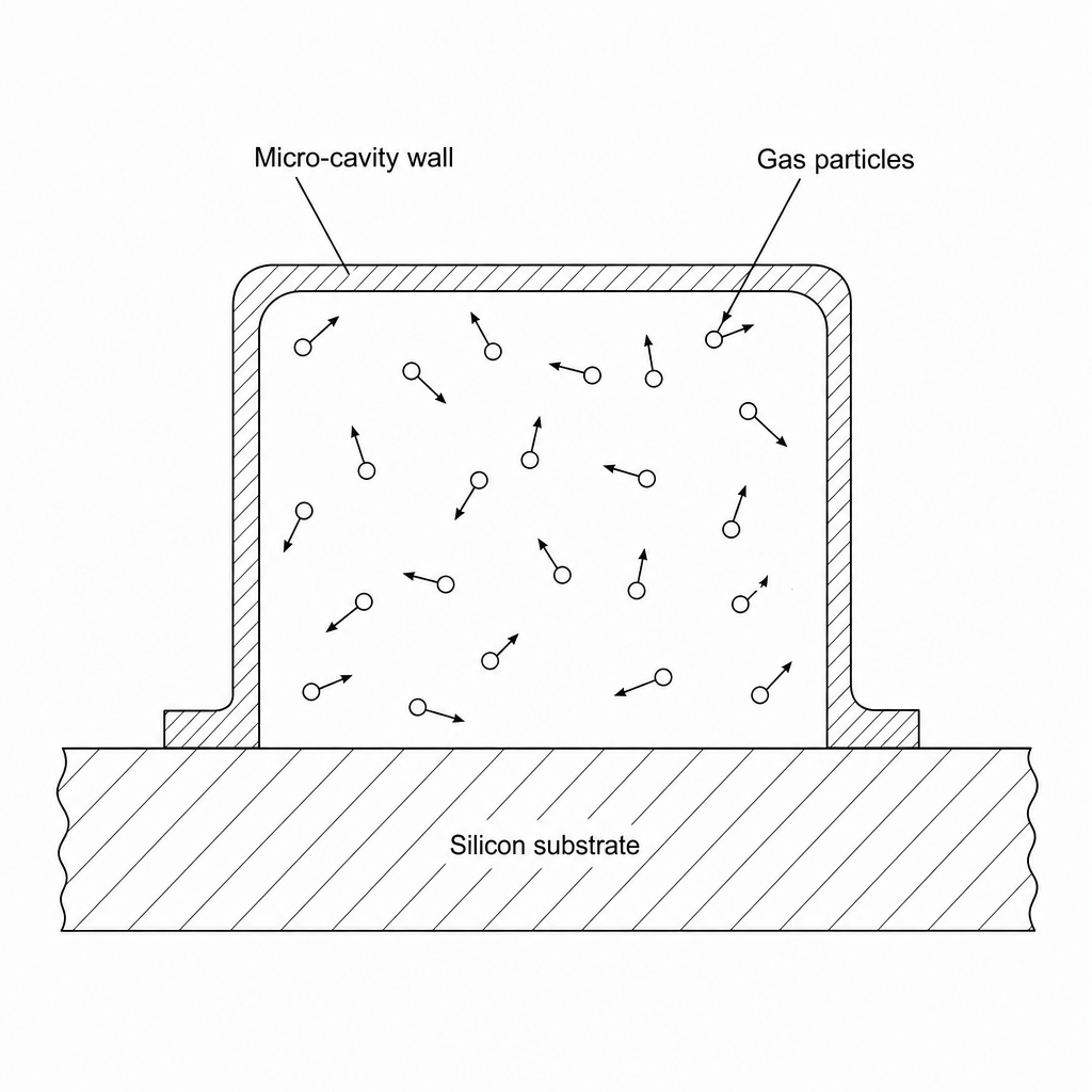 Micro-capsule with pressurized gas