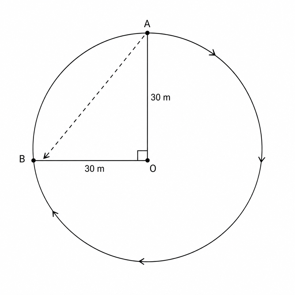 Circular Path Diagram