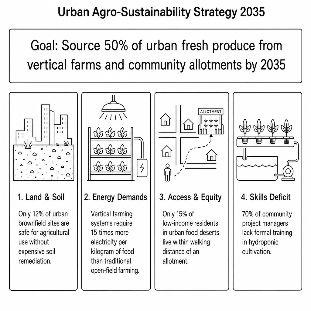 Infographic on Urban Agro-Sustainability Strategy 2035
