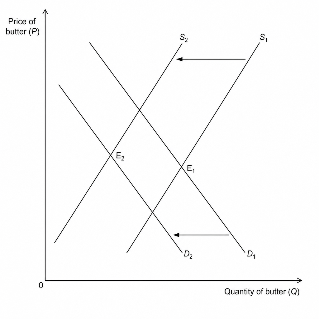 Figure 1: Market for butter