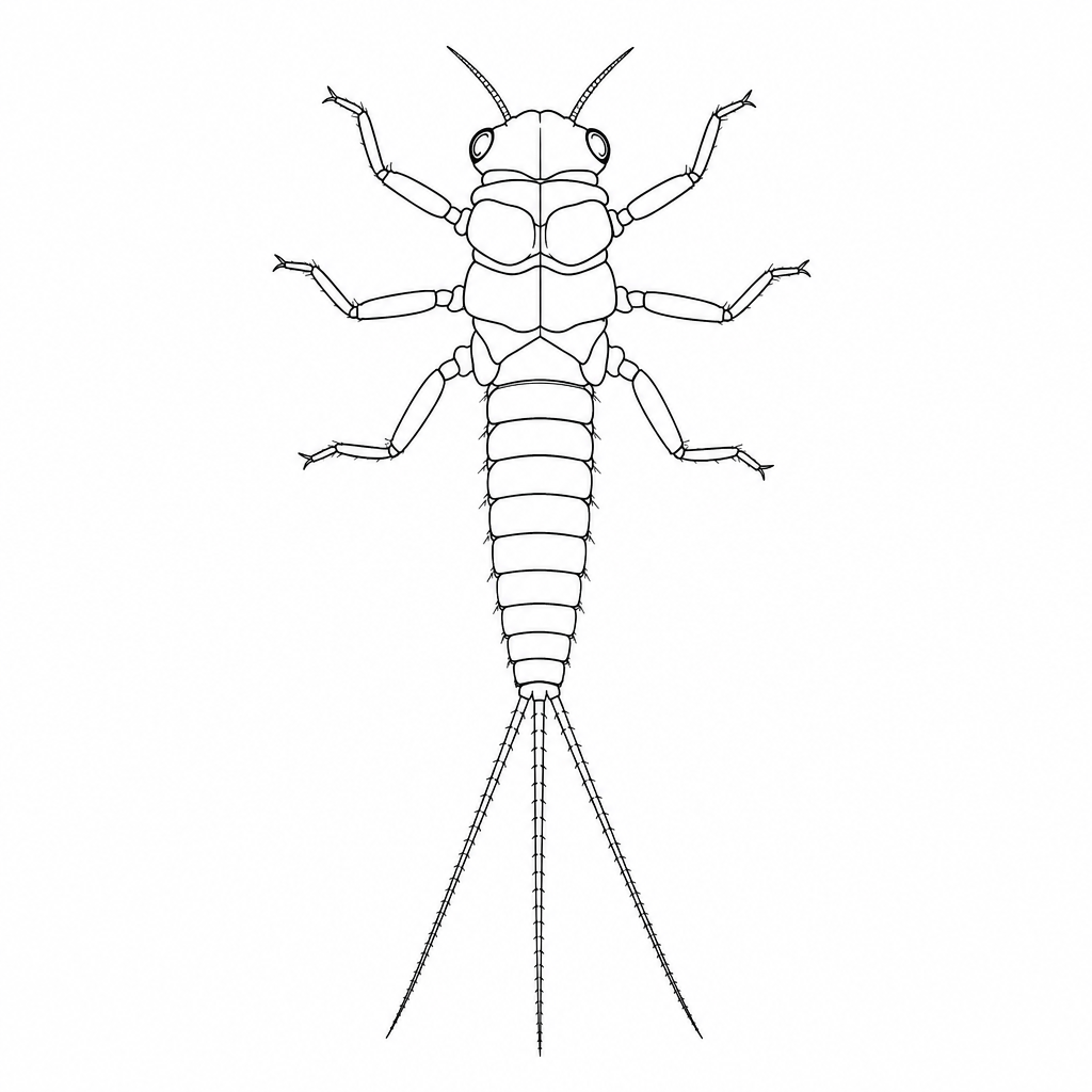 A pond organism viewed from above
