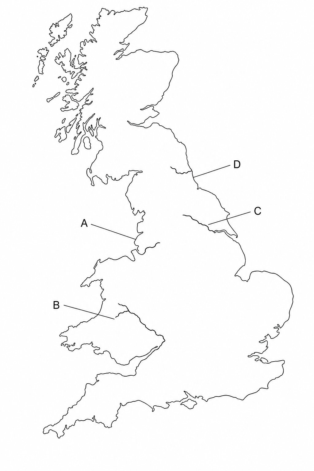 Figure 1: Major UK Rivers