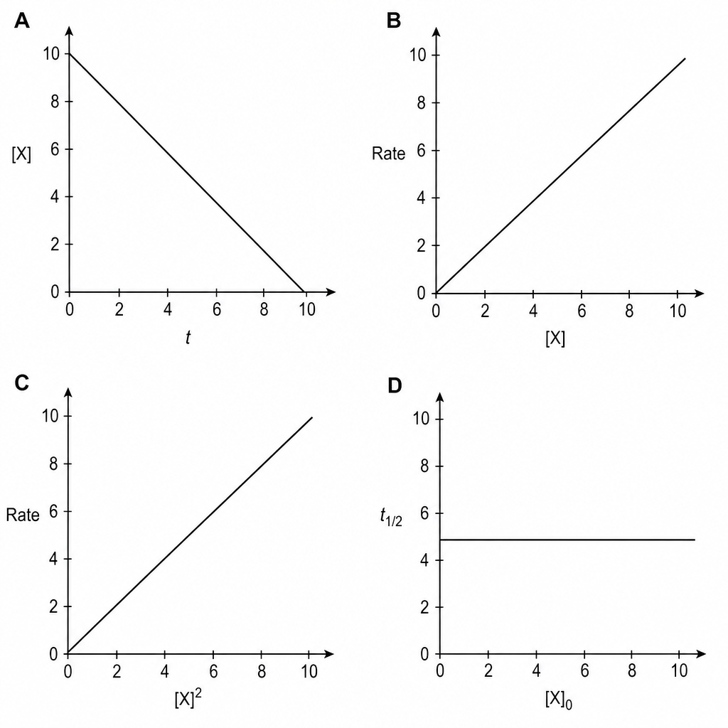 Kinetic graphs for reaction order