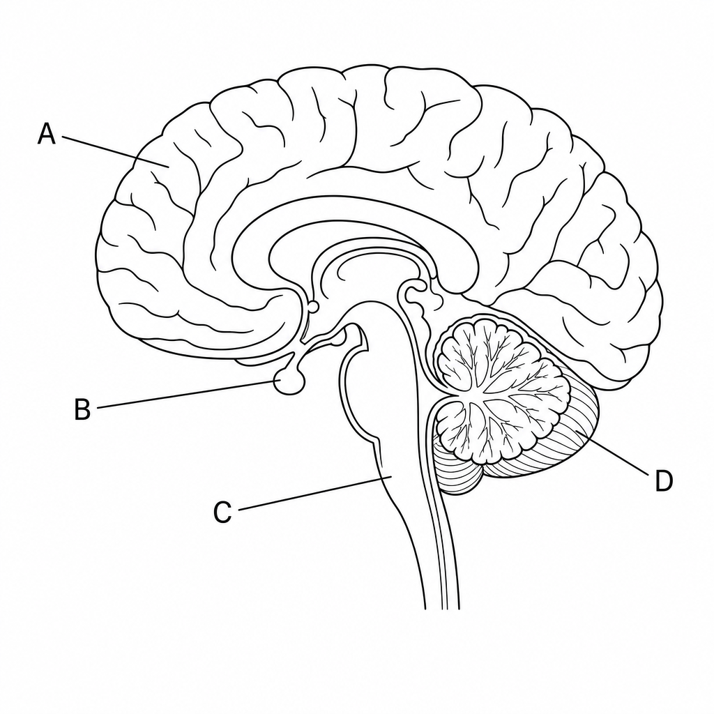 Structure of the human brain