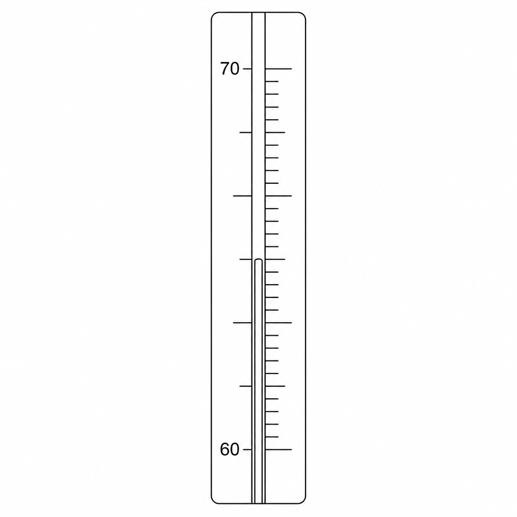 Thermometer reading