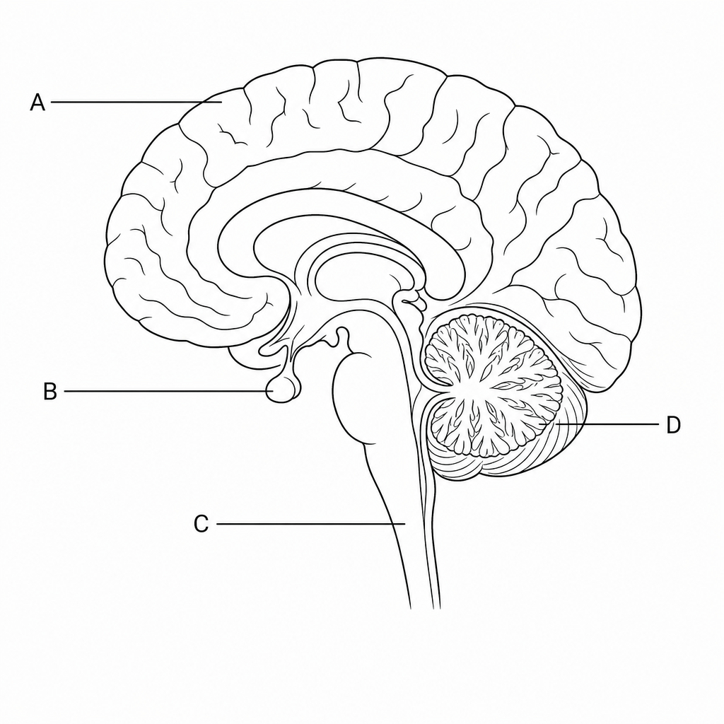 Structure of the human brain