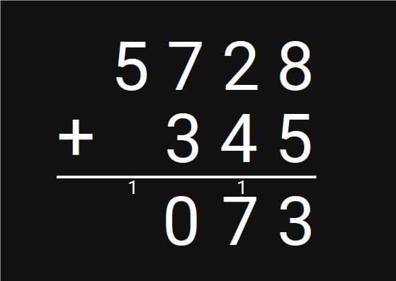 column addition4