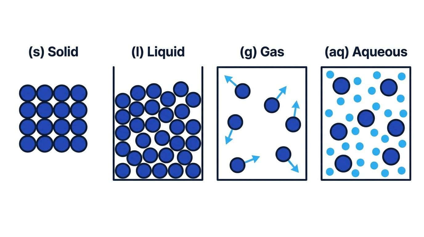 Particle models of the four states