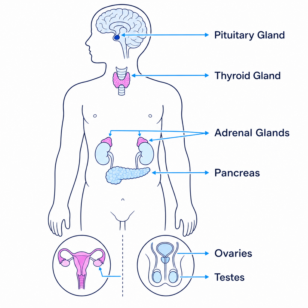 Main Endocrine Glands