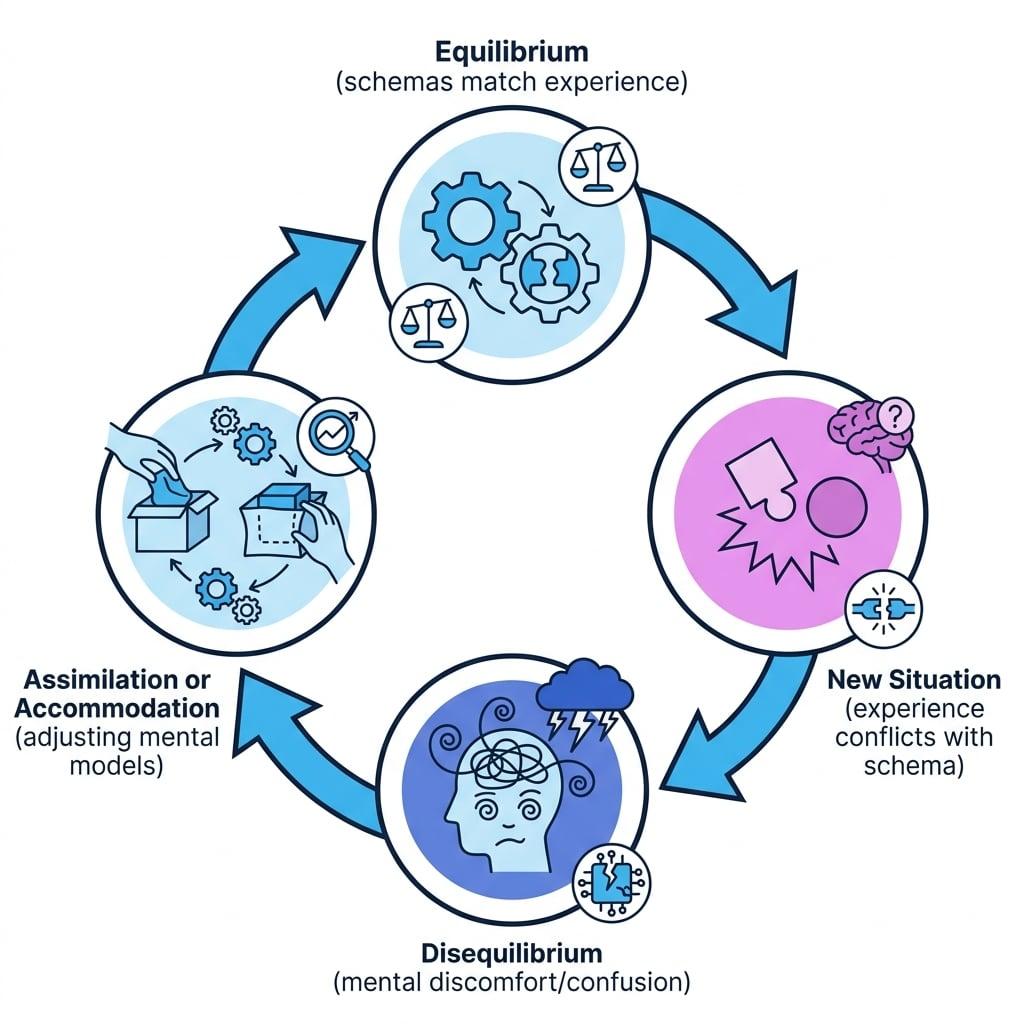 Piaget's Schema Adaptation Cycle