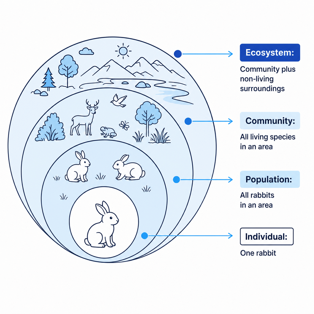 Levels of ecological organisation