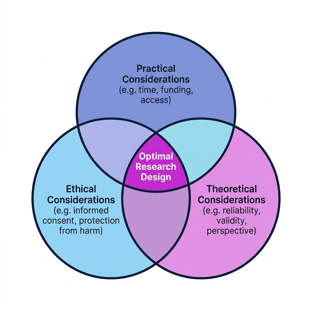 Venn diagram of PET considerations