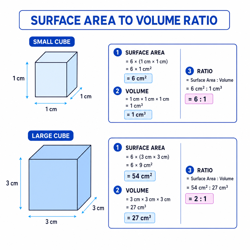 Surface Area to Volume Ratio