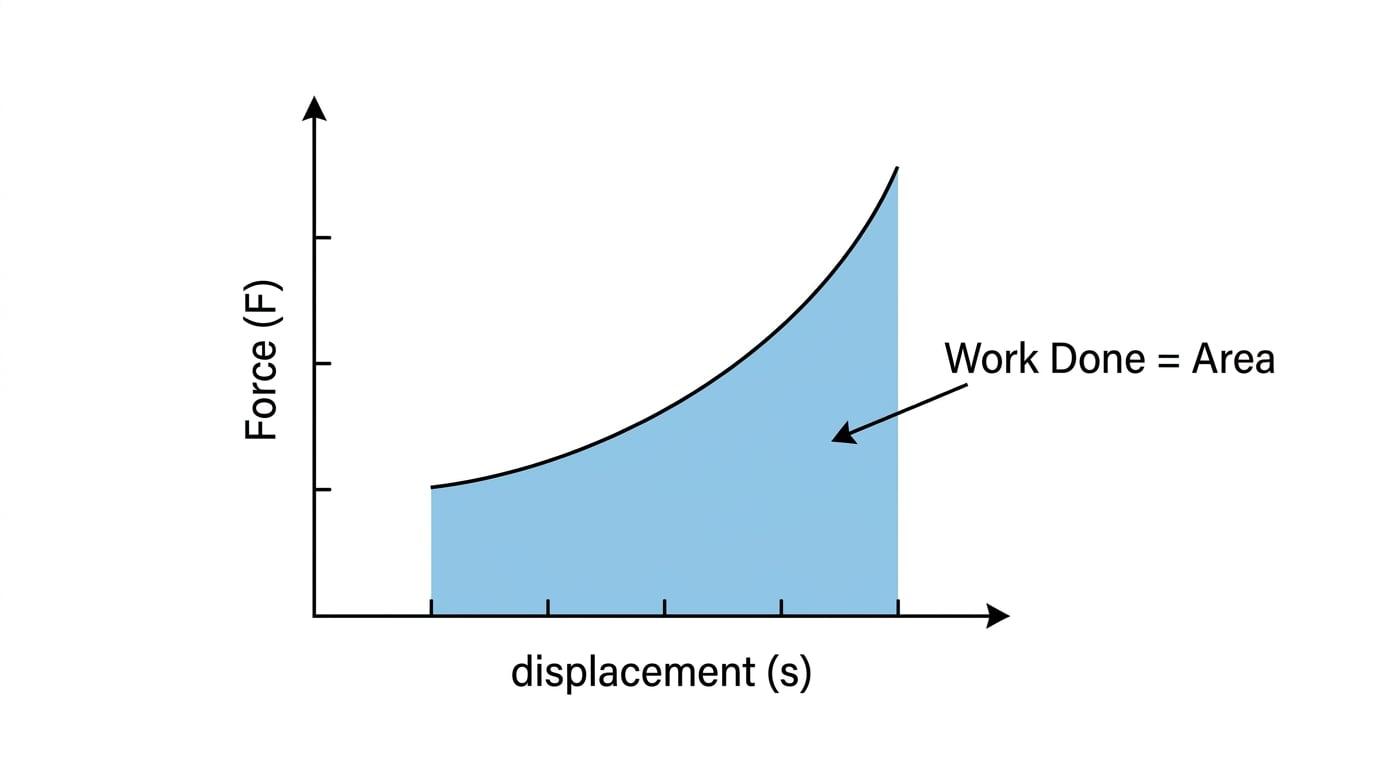 Force-displacement graph