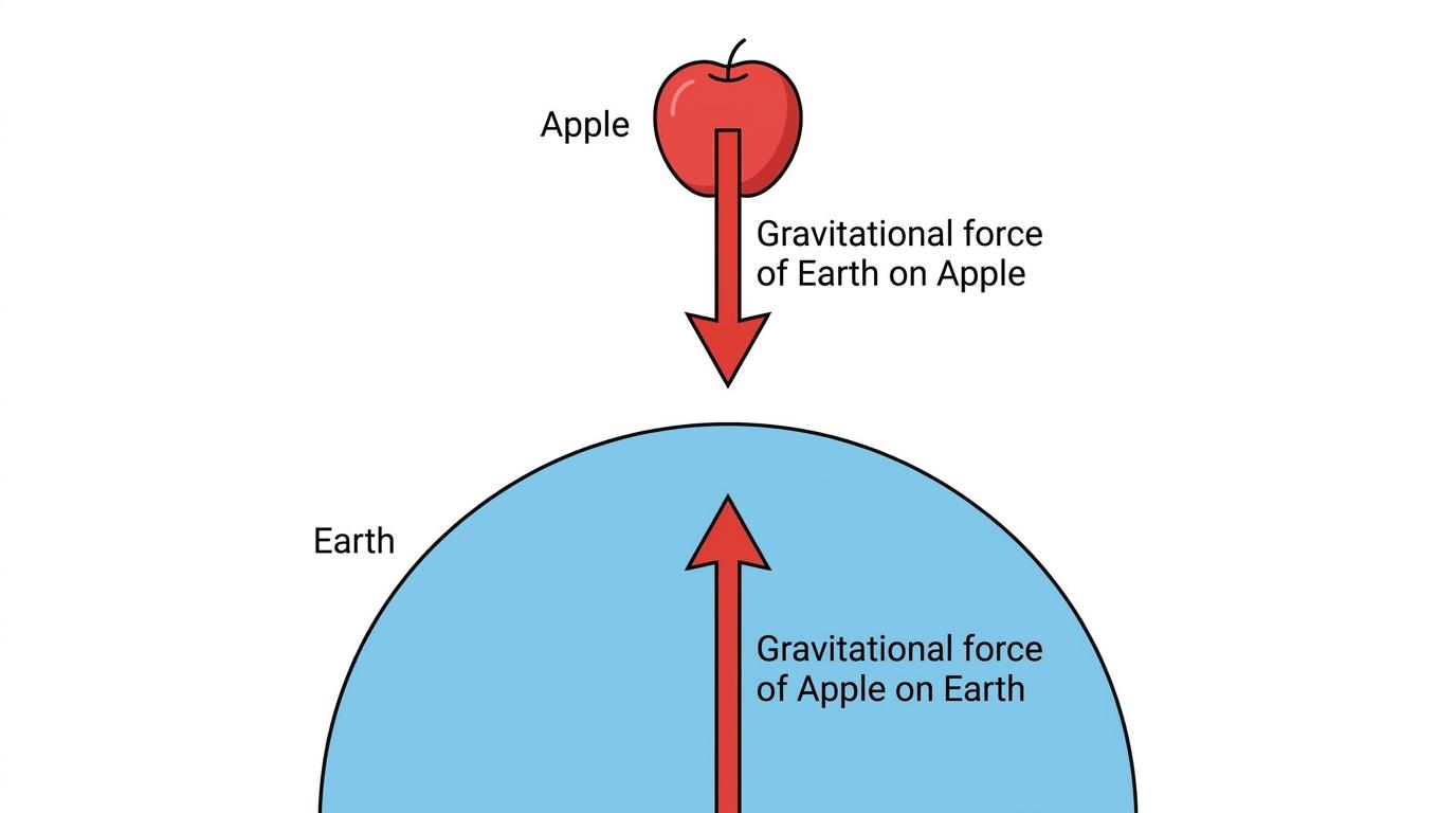 Newton's Third Law - Earth and Apple