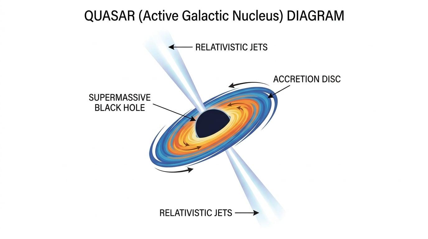 Structure of a Quasar