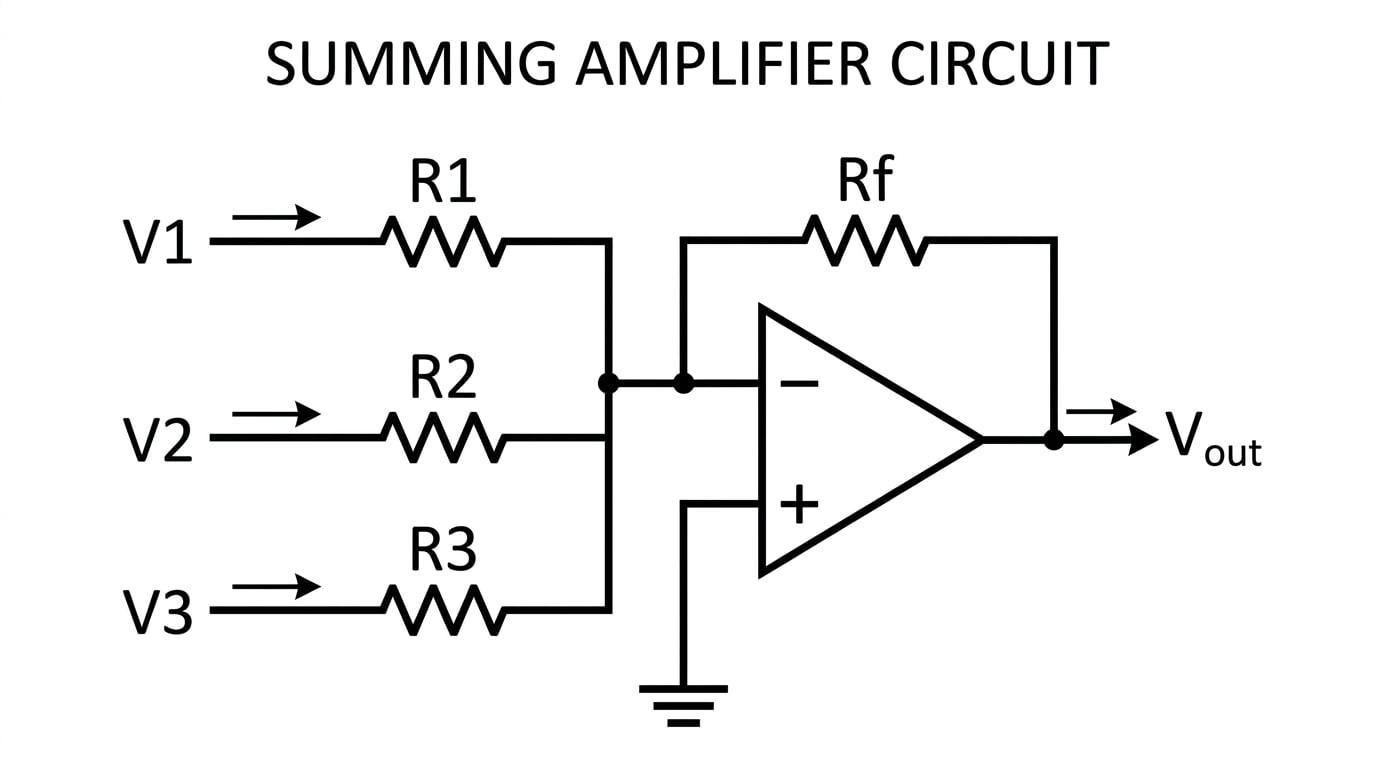 Summing Amplifier Diagram