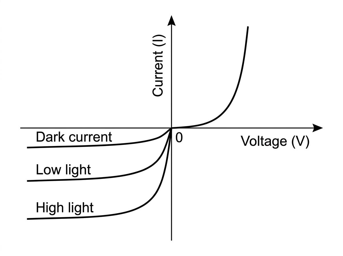 I-V Characteristic Curves of a Photodiode