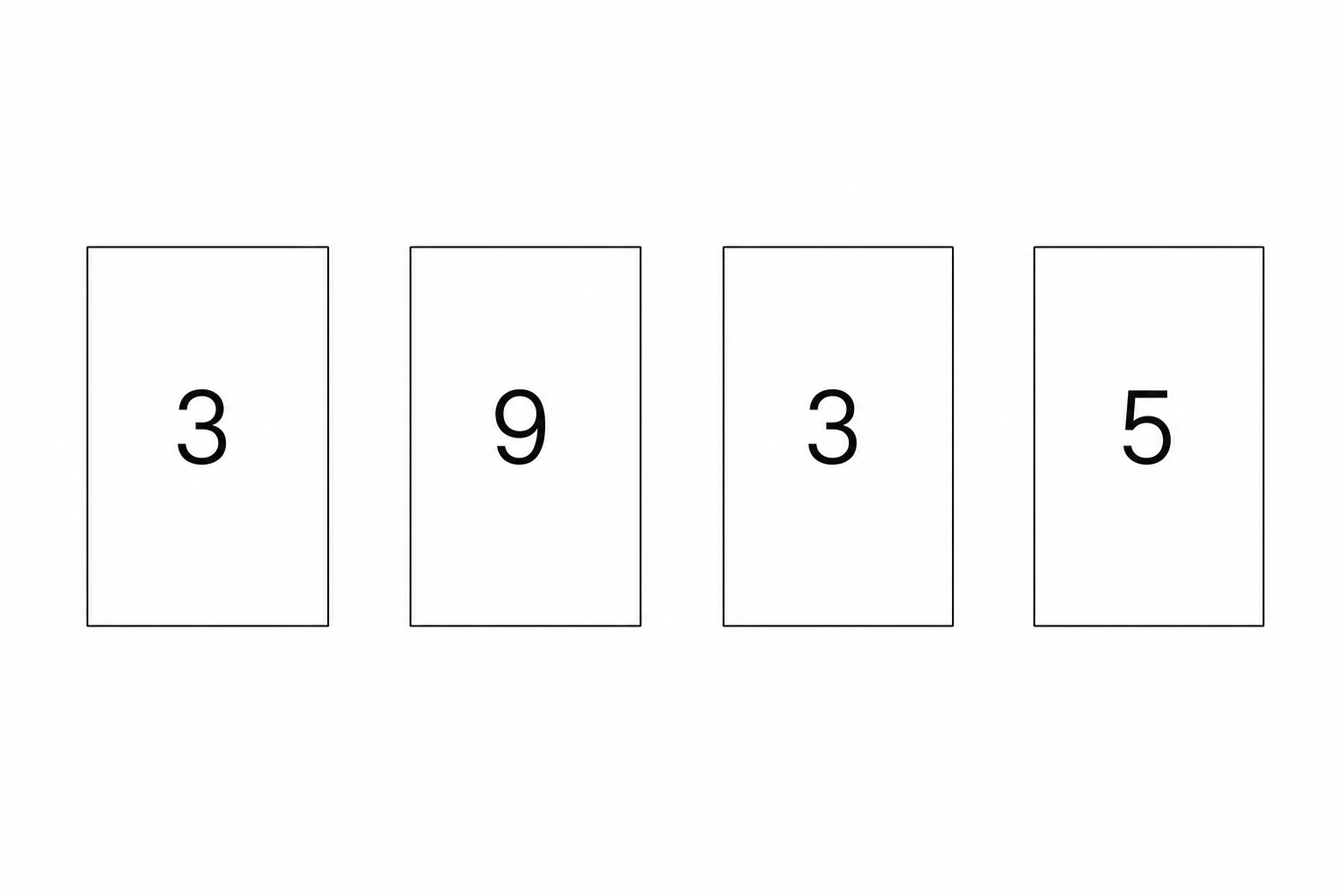 3, 9, 3, 5
