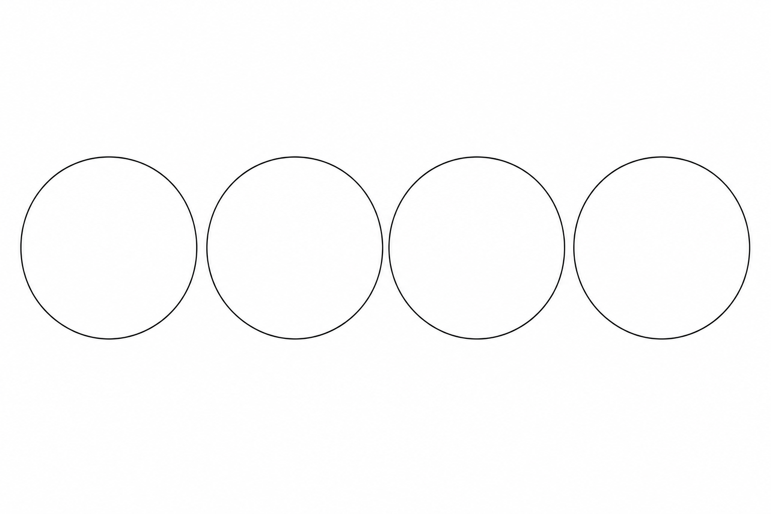 4 circles