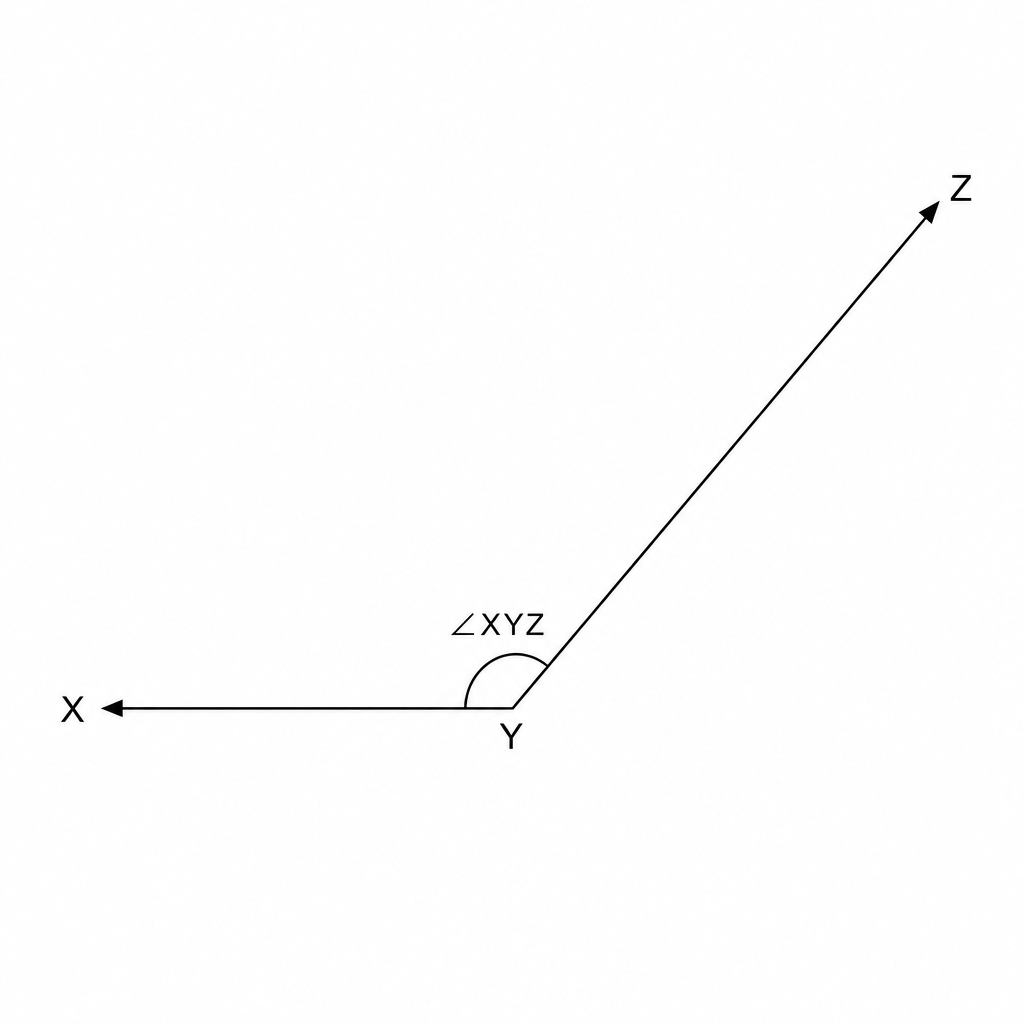 Angle XYZ for construction.