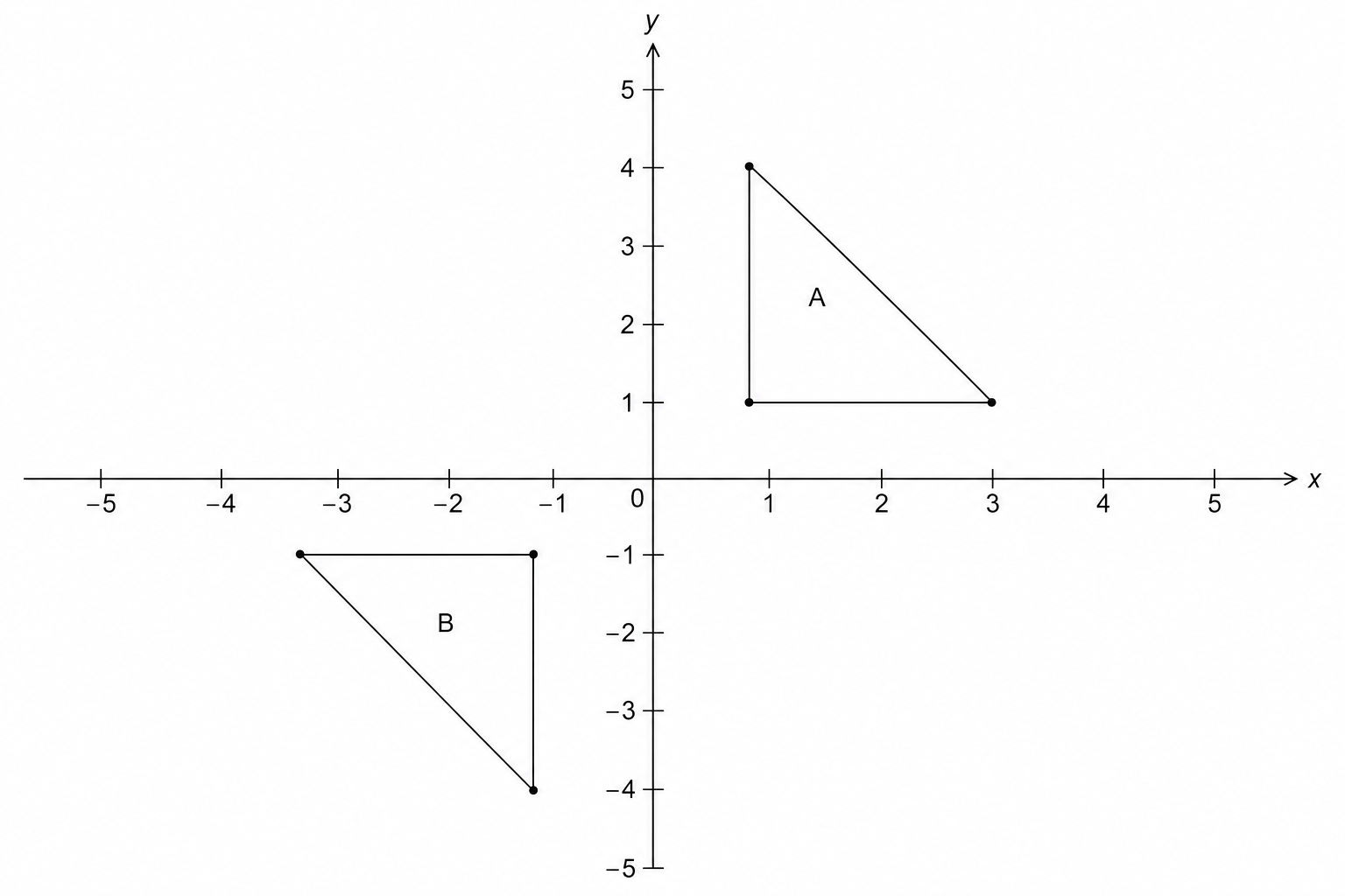 Triangle A and B
