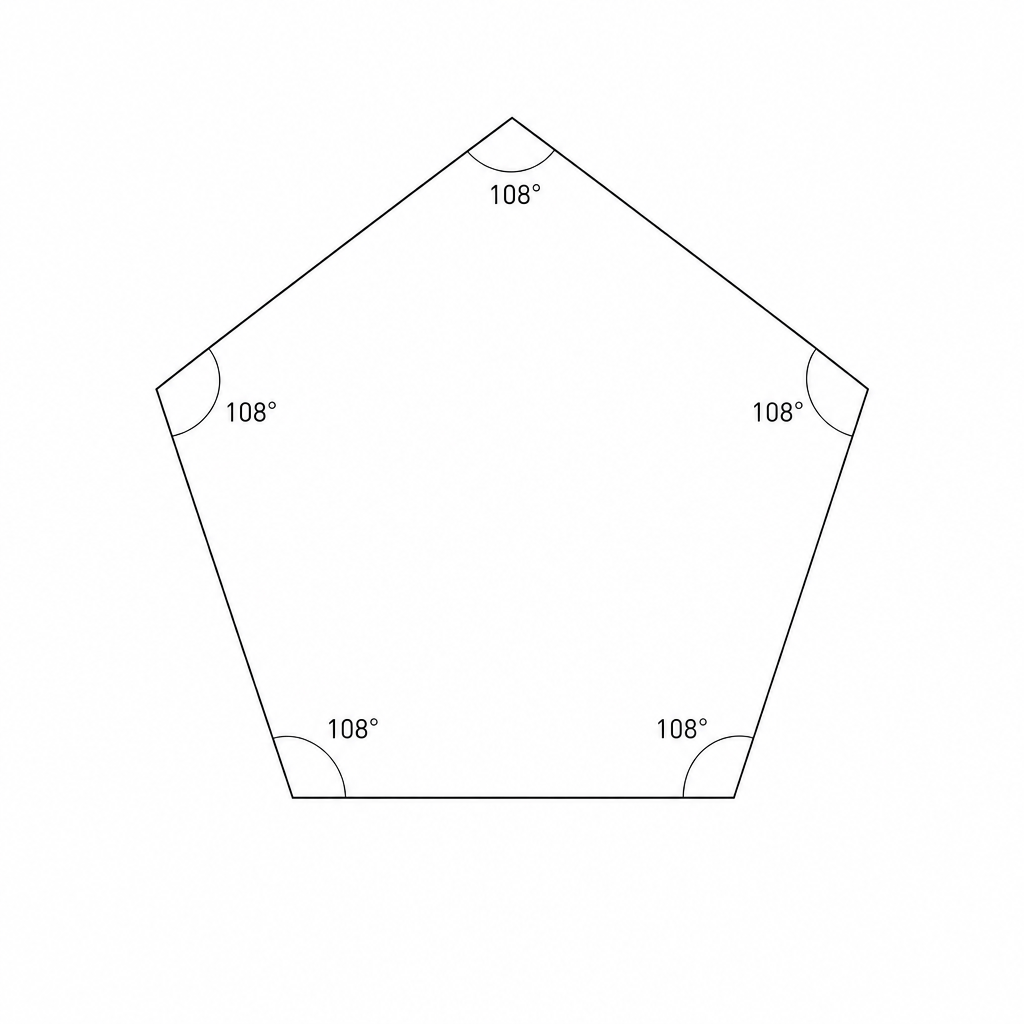 A regular pentagon.